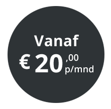 PublicView prijs vanaf € 20,00 p/mnd